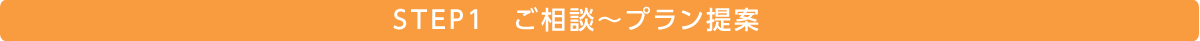 ご相談からプラン提案